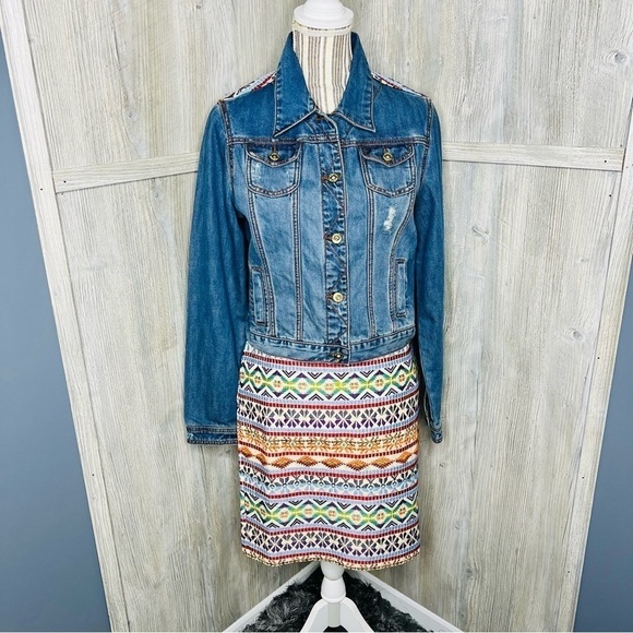 Stetson Embroidered Western Skirt and Jacket - Picture 3 of 12